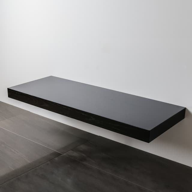 Floating Shelf 1200 - Black Oak